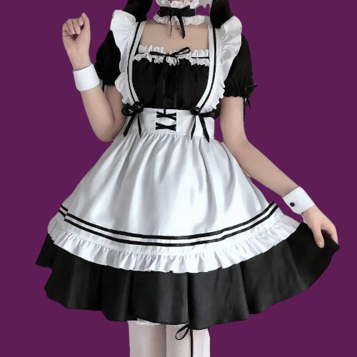 Femboy Maid Costume | 6 / Black