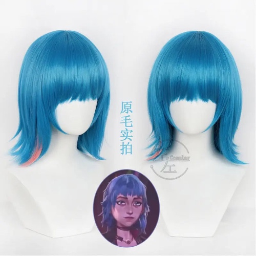 Jinx Cos Wig with Sideburns Pick from Left Left Battle of Two Cities - Title