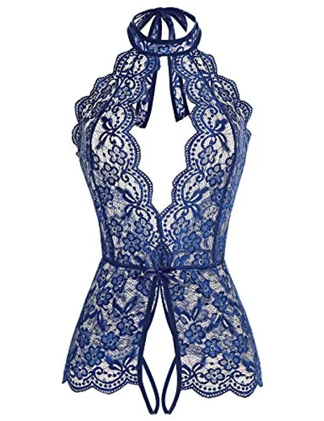 Ababoon Women One Piece Lingerie Lace Sexy Baby Dolls Teddy Sleepwear