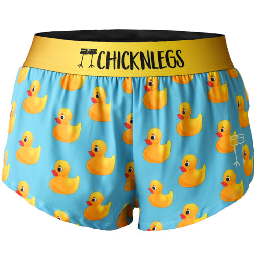 Women's Rubber Ducky 1.5" Split Shorts | XXS
