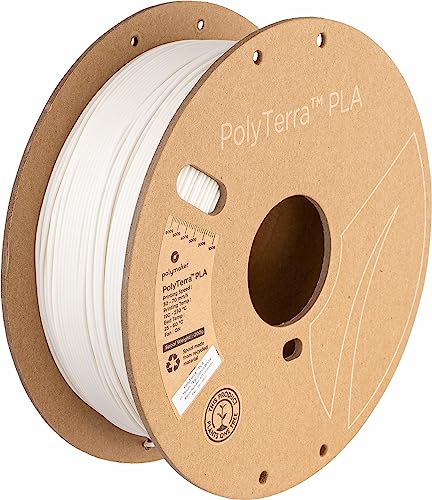 Polymaker PolyTerra PLA Cotton White - 1.75mm - 1kg - Cotton White - 1,75mm