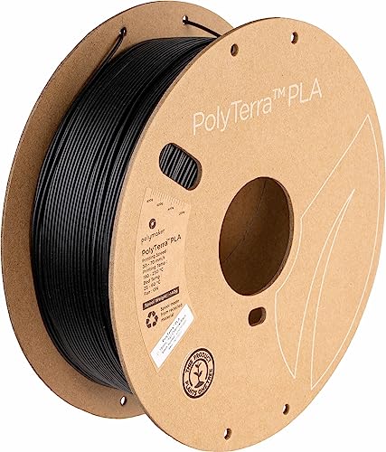 PolyTerra PLA Filament Charcoal Black - 1.75mm