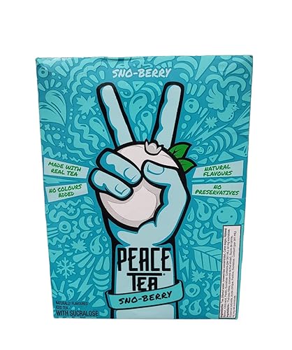 Peace Tea Iced Tea Sno-Berry Flavor Case of 12 Cans 11.5 oz Each - 11.5 Fl Oz (Pack of 12)