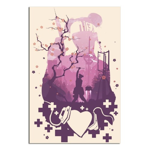 Lifeline Apex Legends Poster Picture Canvas Wall Art Print Modern Home Room Game Art Decor 12x18inchs(30x45cm) - Lifeline 12x18 inchs Unframed