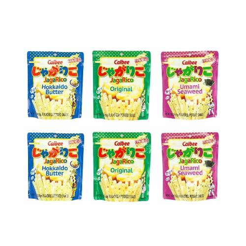 Calbee Jagarico : Trio Potato Snack (3 flavors) 6 pack