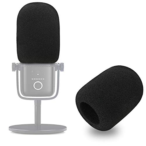 Wave 3 Pop Filter - Professional Mic Windscreen Foam Cover Compatible with Elgato Wave USB Condenser Microphone to Reduce  Pops and Hisses by SUNMON
