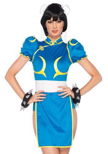 Leg Avenue Women's Street Fighter ChunLi Costume - X-Large Blue