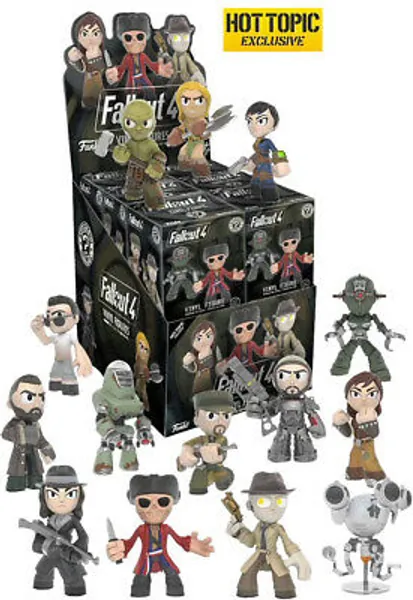 FALLOUT 4 - Mystery Minis 2.5" Hot Topic Blind Box Vinyl Figures Display (12)  | eBay