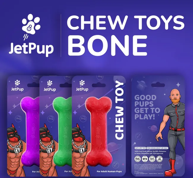 Human Pup Bone Chew Toy | Multiple Colors