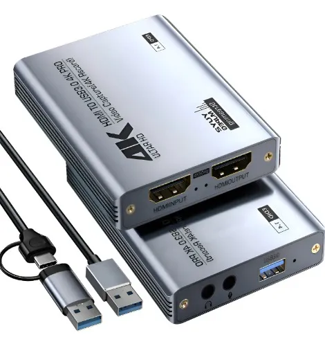 Tarjeta Captura Externa Mofeini 4K HDMI USB 3.0