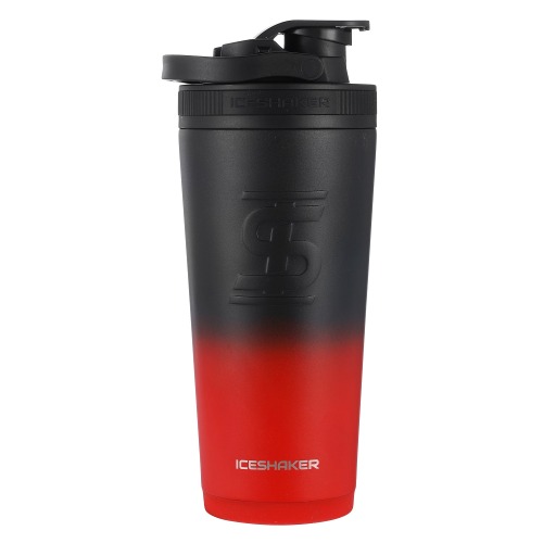 26oz Red/Black Ombre Ice Shaker