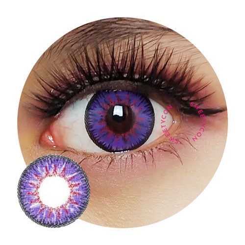 Colored Contact Lens - Sweety Candy Violet | 0.00