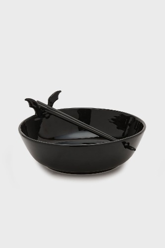 Kiro Ramen Bowl | One Size / Black / 100% Stoneware