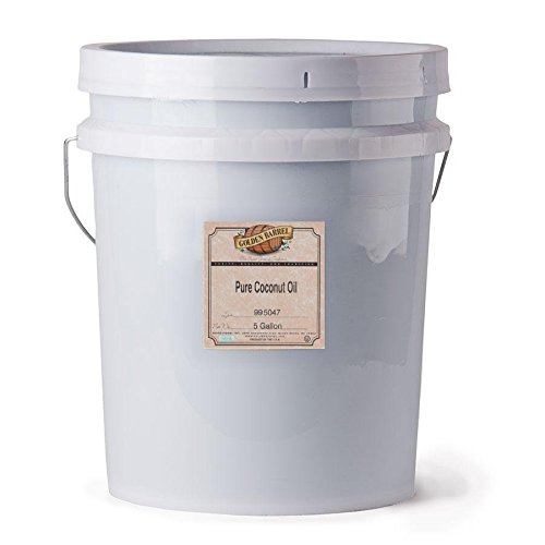 Golden Barrel Coconut Oil (5 Gallon Pail) - 640 Fl Oz (Pack of 1)