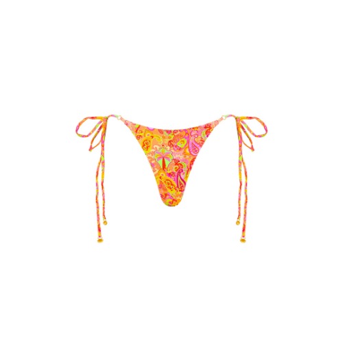 Thong Tie Side Bikini Bottom - Bahama Rama | Medium