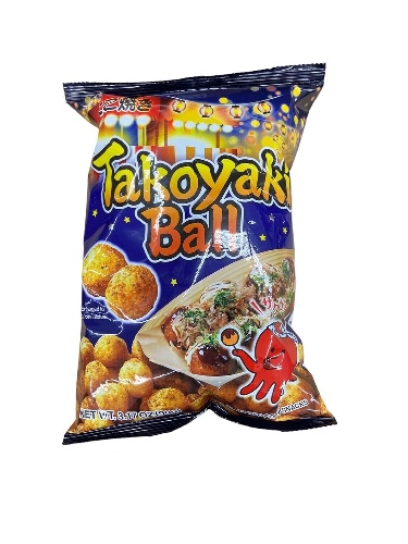 Takoyaki Ball Snacks 3.17 Oz per Pack Savory Japanese Flavored Calbee 