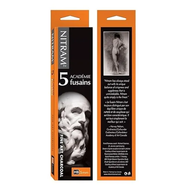 Nitram 807172 Charcoal - 5 Count (Pack of 1) - Black