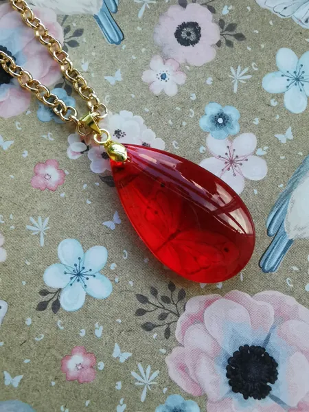 Princess tutu inspired necklace magical amulet Ahiru Fakir duck ballet anime cosplay