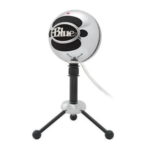 Blue Snowball USB Microphone - Brushed Aluminium - As Shown