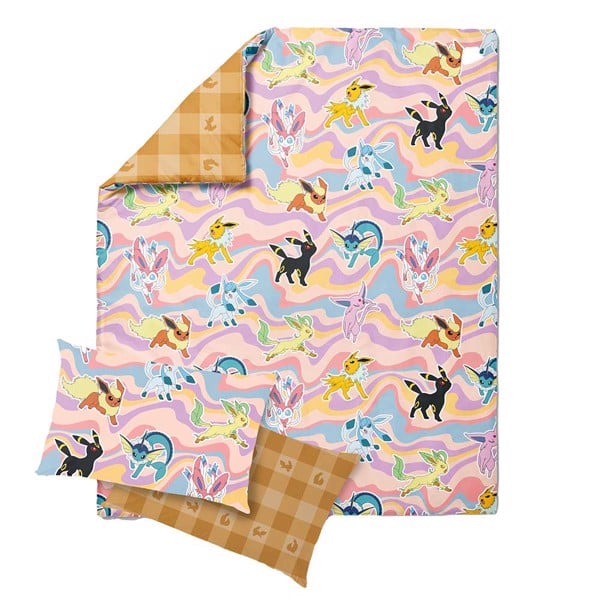 Pokemon - Eeveelutions Psychedelic Quilt Cover Set - Queen - Loot - EB Games Australia