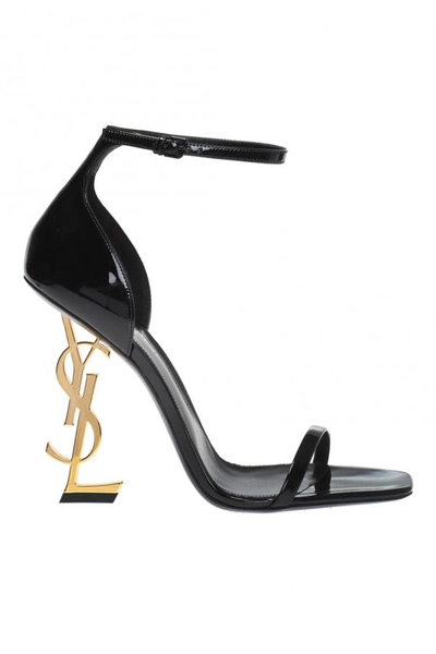 Saint Laurent Sandały 'Opyum' na obcasie
