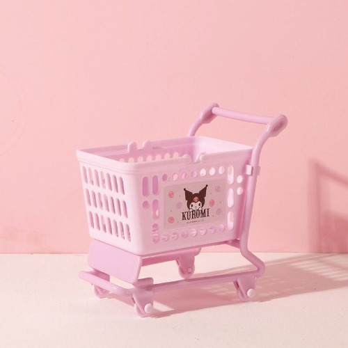 Kawaii Shopping Cart Storage - Kuromi