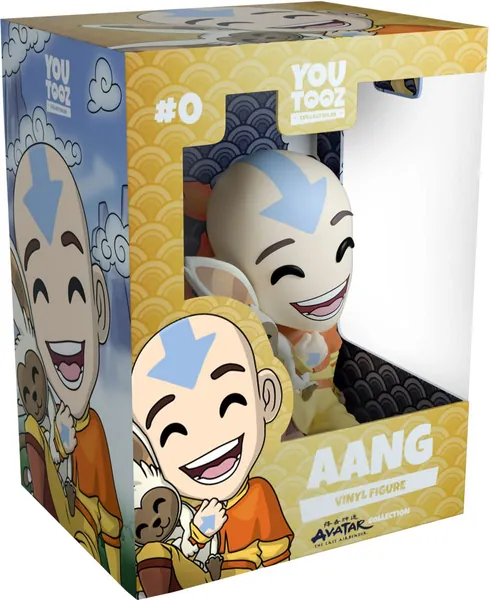 Avatar Aang Vinyl Figure 4", Aang & Momo Figure, Vinyl - Youtooz Avatar The Last Airbender Collection Based on Animation