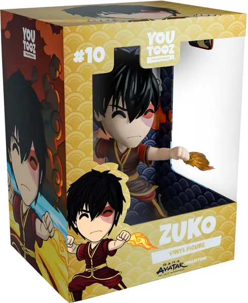 Zuko Vinyl Figure, 4.7" Zuko from Avatar The Last Airbender, High Detailed Collectible Figure - Youtooz Avatar The Last Airbender Collection