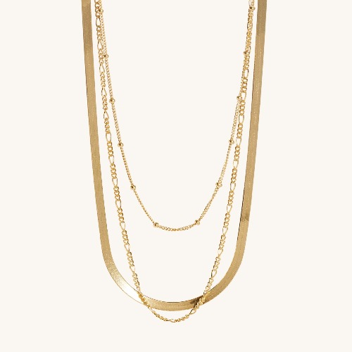 Maximum Impact Necklace Layering Set in Gold | Default Title