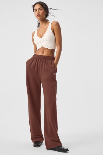 Accolade Straight Leg Sweatpant - Chestnut | Chestnut / M