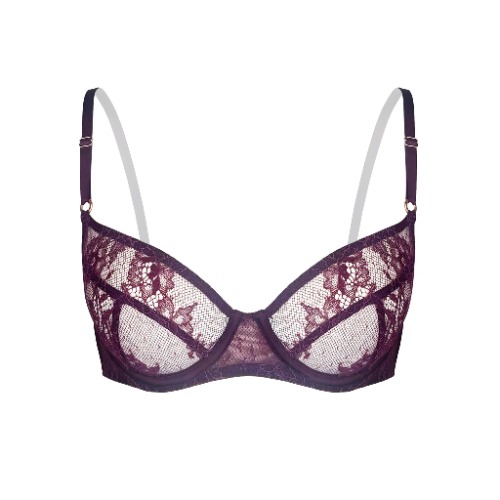 Moonstruck Balconette Bra Velvet - 34DD/E / Velvet