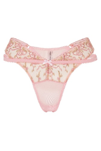 MARTINA THONG | M / PINK / GOLD
