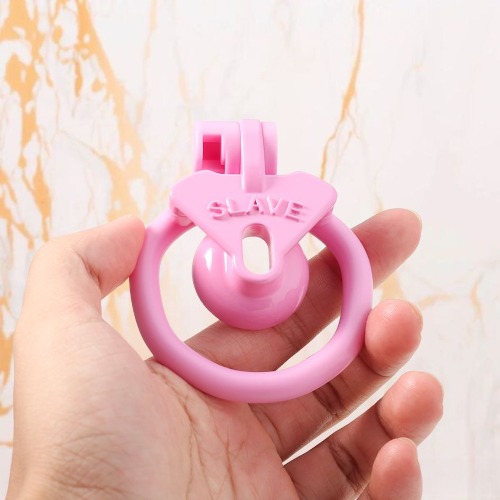 Negative "Slave" Clitty Cage – 5 Colors | Pink / 45mm/1.77"