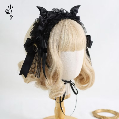 Gothic Devil wings Hair Strap