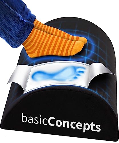 Foot Rest Under Desk at Work (Soft but Firm), Ergonomic Office Desk Foot Stool, Under Desk Footrest with Washable Cover, Desk Foot Stool Work from Home Accessories - Regular