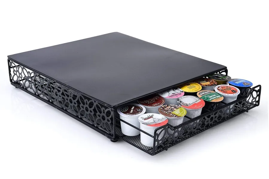 Home-it 42 Keurig k cup holder - Drawer for Keurig cup holder - Metal designed k cup storage