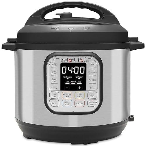 Instant Pot DUO 60 Duo 7-in-1 Smart Cooker, 5.7L - Pressure Cooker, Slow Cooker, Rice Cooker, Sauté Pan, Yoghurt Maker, Steamer and Food Warmer, Brushed Stainless Steel - 5.7 Litres - Duo - Single