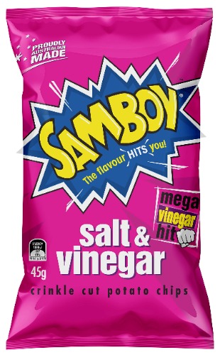 Samboy Salt & Vinegar, 18 x 45g