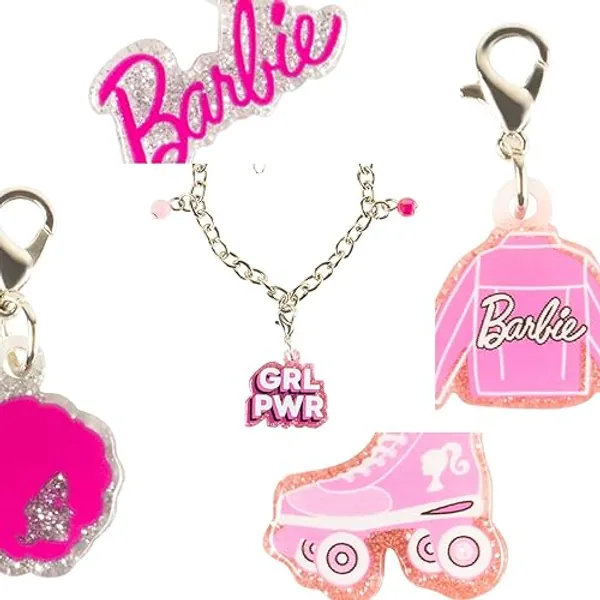LUV HER Girls Add A Charm Box Set with 1 charm bracelet & 5 interchangeable charms - Ages 3+ - Red