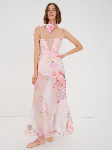 Lisa Maxi Dress | XS / Pink