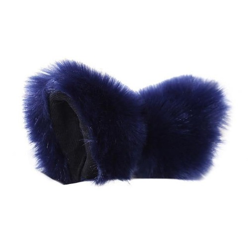 Clip In Neko Ears - Navy Blue