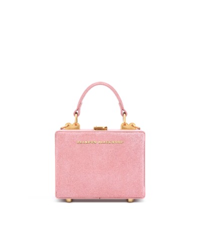 Mini Kendrick Trunk | Soft Pink Suede