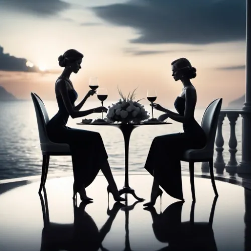 Dinner for two lovely ladies