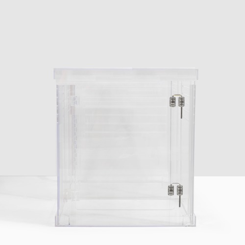 Clear Dog Crate to Gate | Large | Chrome / No Cushion