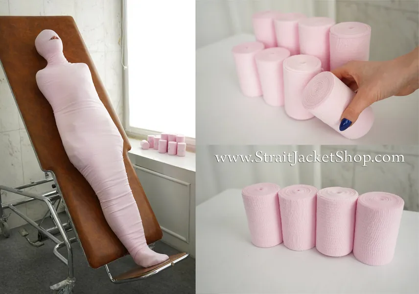 PINK XXXLong Mummification Bandages