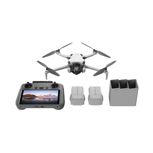 DJI Mini 4 Pro Fly More Combo Plus with DJI RC 2 (Screen Remote Controller), Folding Mini-Drone with 4K HDR Video Camera for Adults, 45-Min Flight Time, 2 Extra Intelligent Flight Batteries Plus - Mini 4 Pro Fly More Combo Plus (DJI RC 2) $1,700.50