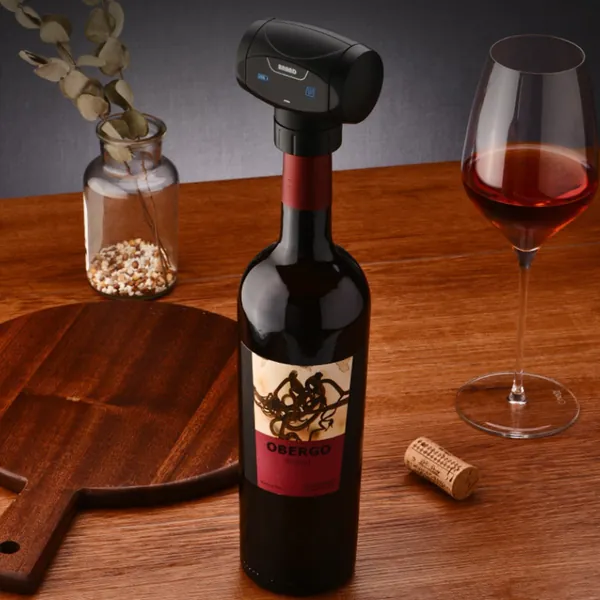 Napa King Auto Vacuum Wine Preserver Saver Cap by VistaShops - SINGLE