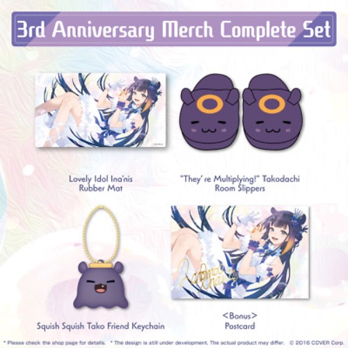 Hololive Ninomae Ina'nis 3rd Anniversary Complete Set w/Autographed Postcard  | eBay