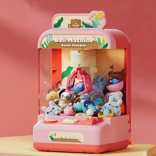 Mini Treasure Claw Toy Machine - Pink