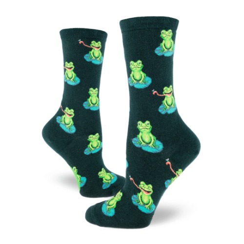 Funny Frog Women’s Crew – Hunter